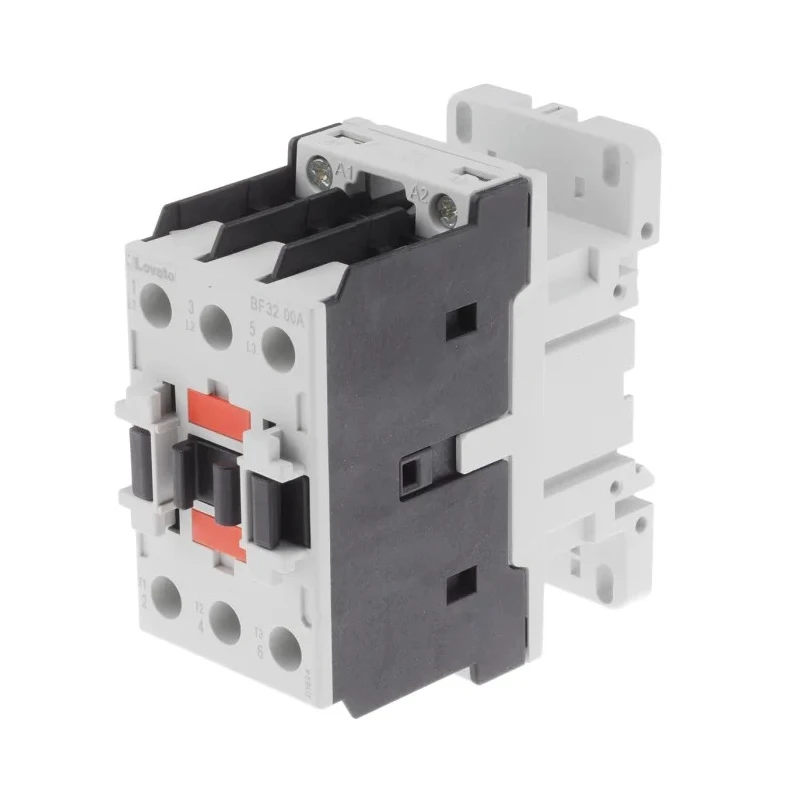 Lovato Electric Motor Control Contactor, 3-Pole, 32 A, 15 kW, 110V AC Coil, 440V AC Contact BF3200A110