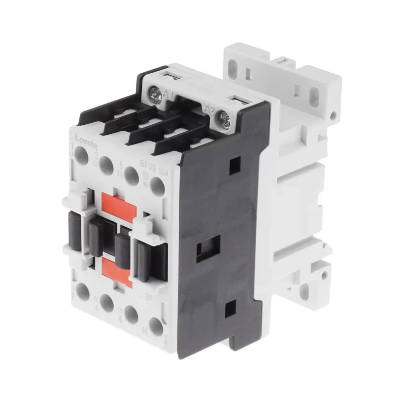 Lovato Electric BF Series 3-Pole 9 A 4 kW Power Rating Contactor 24V AC Coil BF0910A024