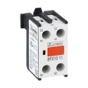Lovato Electric Auxiliary Contact Block, 2 Contact, 1 NO/1 NC, Snap-On Mount, 10 A, 690 V, BFX1011