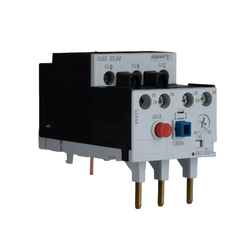 Lovato Electric Thermal Overload Relay 3-Pole, NO/NC, 32-38A FLC Motor Rating, 38A Contact Rating, IP20, 690V, RF38 