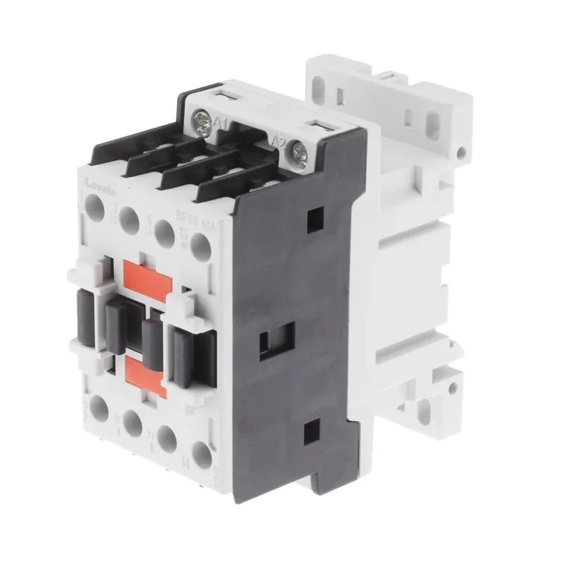 Lovato Electric BF Contactor, 3-Pole, 400V AC Coil, 9 A, 4 kW Power Rating, 3 NO Auxiliary Contacts BF0910A400
