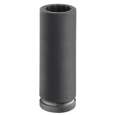 Facom 36 mm 3/4 in Drive 12 Point Impact Socket, Chrome Molybdenum Steel, 85mm Length NKD.36L