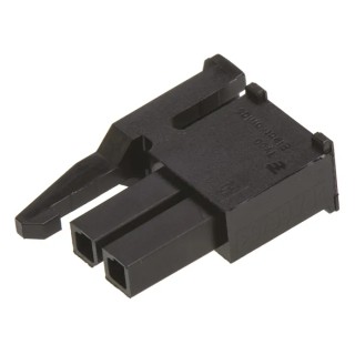 TE Connectivity Micro MATE-N-LOK Female Connector Housing 3 mm Pitch 2 Way 1 Row Straight 2029047-2