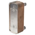 Xylem Liquid Heat Exchanger Copper Brazed Plate, 30 Cooling Elements, 214.5 mm Height, 80.7 mm Width, 24.1 mm LN569500030010