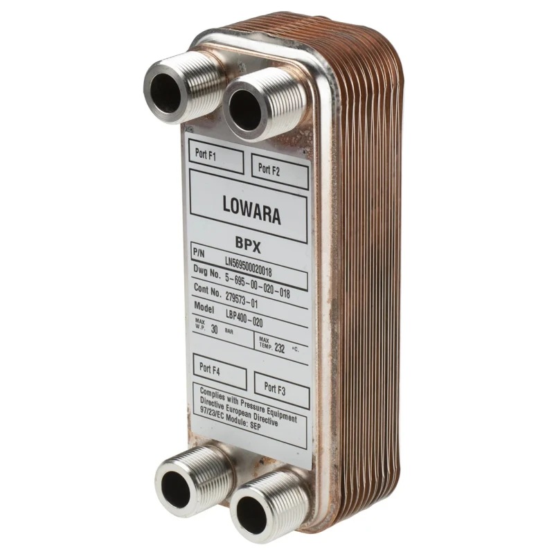 Xylem Brazed Plate Heat Exchanger 214.5 mm Height, 80.7 mm Width, 24.1 mm Depth LN569500020018