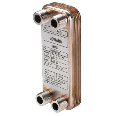 Xylem Liquid Heat Exchanger Brazed Plate Heat Exchanger 214.5 mm Height, 80.7 mm Width, 24.1 mm Depth LN569500010009