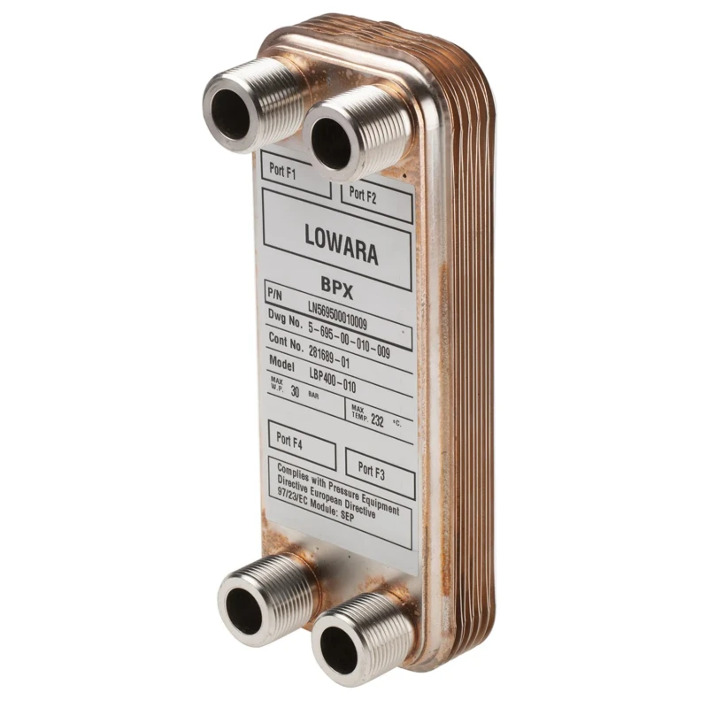 Xylem Liquid Heat Exchanger Brazed Plate Heat Exchanger 214.5 mm Height, 80.7 mm Width, 24.1 mm Depth LN569500010009