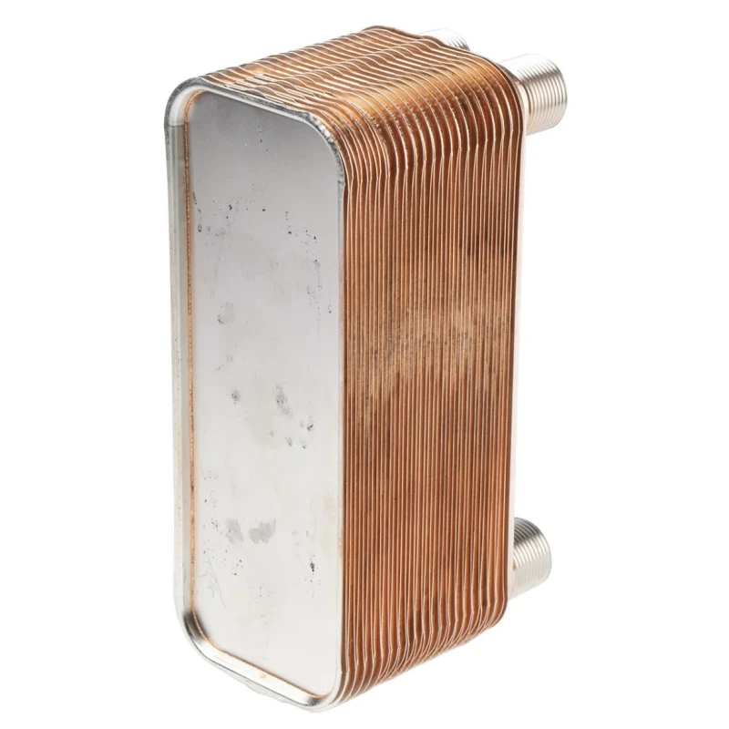 Xylem Brazed Plate Heat Exchanger with 40 Cooling Elements, Copper Radiator, 214.5 mm Height, 80.7 mm Width LN569500040003
