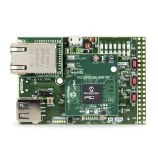 Microchip PIC32MZ Embedded Graphics Development Kit Microcontroller Development Starter Kit with USB Interface DM320010