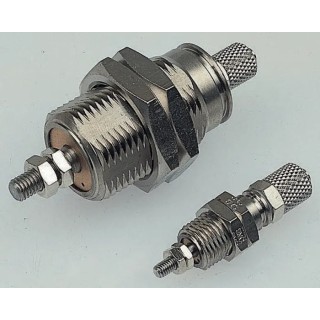 SMC 5 mm Pneumatic Piston Rod Cylinder Single Acting Panel Mount Brass Body 27.5mm Length CJPB6-5H4Z