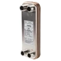 Xylem Liquid Heat Exchanger Brazed Plate 10 Cooling Elements Copper Radiator Silver Finish LN569510010008