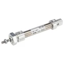 SMC 30 mm Pneumatic Piston Rod Cylinder CD85 Series Double Acting Clevis Mount Aluminium Alloy Body 