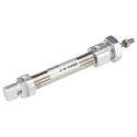 SMC 30 mm Pneumatic Piston Rod Cylinder CD85 Series Double Acting Clevis Mount Aluminium Alloy Body 