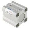 SMC Pneumatic Compact Cylinder Double Acting 20 mm Bore 20 mm Stroke Aluminium Alloy Body CQ2B20-20D