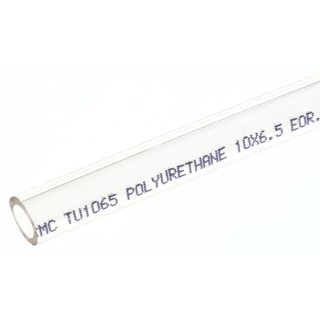 SMC Compressed Air Pipe Clear Polyurethane 10mm Outside Diameter 6.5mm Inside Diameter 20m Length TU1065C-20