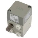 SMC Push Button Pneumatic Manual Control Valve Series 5 mm, III B, Die Cast Aluminium Body, 3-Port, 1 Mpa Operating VR51