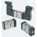 SMC Pneumatic Solenoid Valve Pilot Rc Series VFA3000 Zinc Alloy Body 5 Ports 0.9 Mpa Maximum Operating Pressure 
