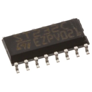 STMicroelectronics 2-Channel Line Transceiver CMOS/TTL 16-Pin SOP ST232CDR