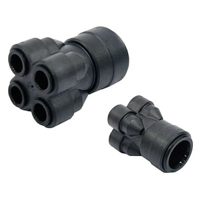John Guest Plastic Pipe Fitting Straight Push-in Tee Maximum Operating Pressure 12 bar SFM512210E
