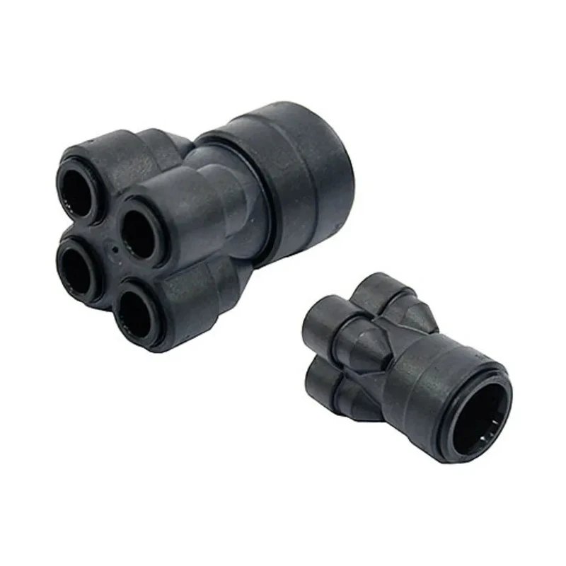 John Guest Plastic Pipe Fitting Straight Push-in Tee Maximum Operating Pressure 12 bar SFM512210E