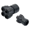 John Guest Plastic Pipe Fitting Straight Push-in Tee Maximum Operating Pressure 12 bar SFM512210E