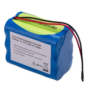 Ansmann 11.1 V Lithium-ion Rechargeable Battery Pack 5.2 Ah 6-Cell Wire Lead 144-9414