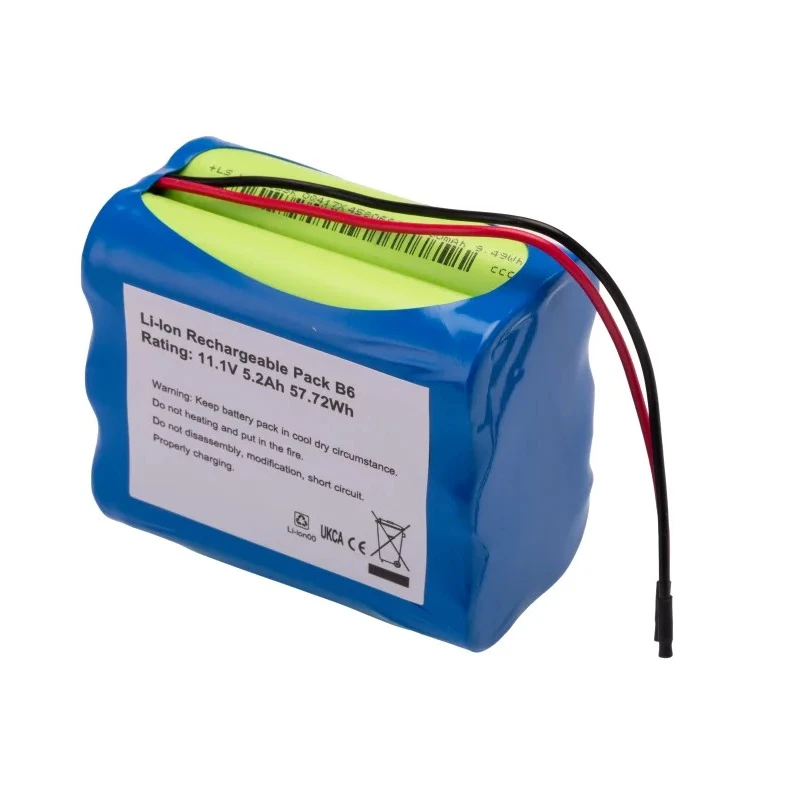 Ansmann 11.1 V Lithium-ion Rechargeable Battery Pack 5.2 Ah 6-Cell Wire Lead 144-9414