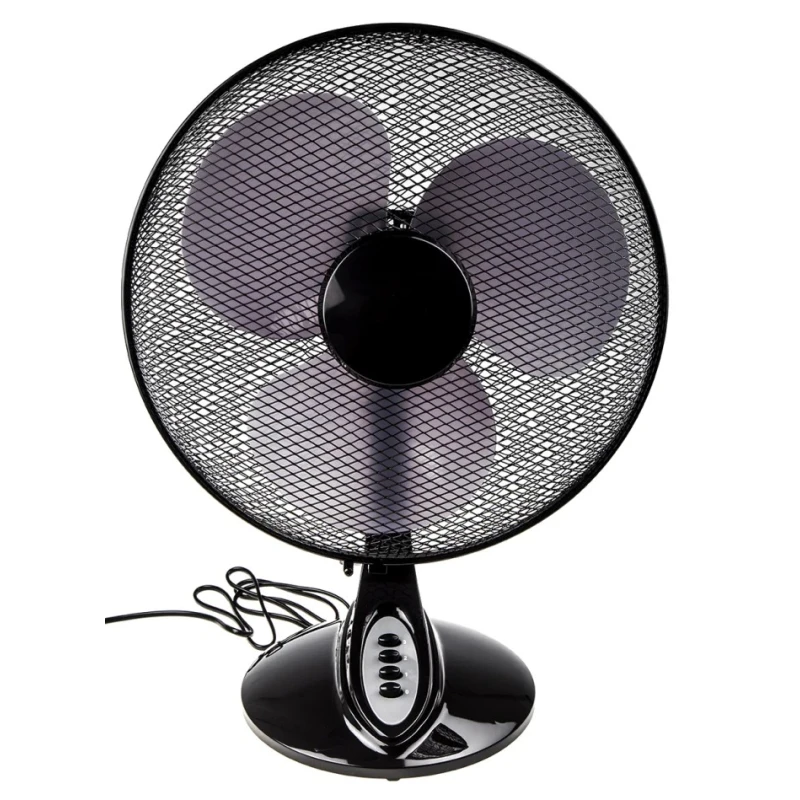 RS PRO 400 mm Blade Diameter Desk Fan 3 Speed 230V Type C EU Plug 144-9672