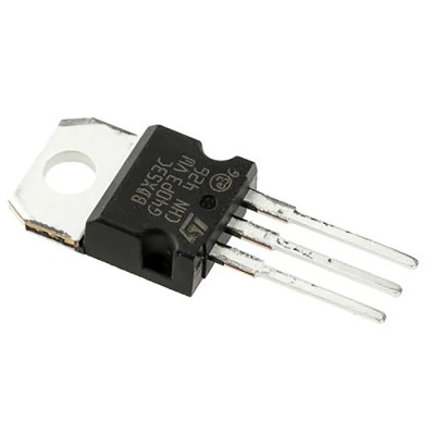 STMicroelectronics NPN Darlington Transistor, 8 A, 100 V, HFE 750, 3-Pin TO-220 Package BDX53C