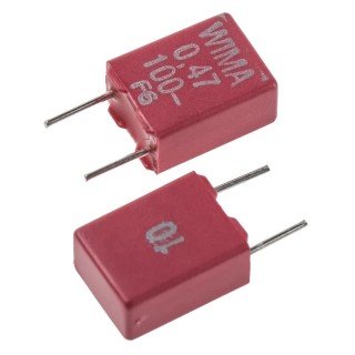 WIMA Film Capacitor 470 nF 63V AC 100 V DC Through Hole MKS2