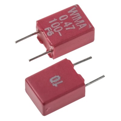 WIMA Film Capacitor 470 nF 63V AC 100 V DC Through Hole MKS2