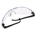North OP-TEMA Safety Glasses, Abrasion Resistant, Clear Lens, Black Nylon Frame 1000016