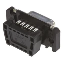 TE Connectivity Amplimite HDF-20 9 Way Right Angle 2.77 mm Pitch Cable D-Sub Connector Female 1658612-4
