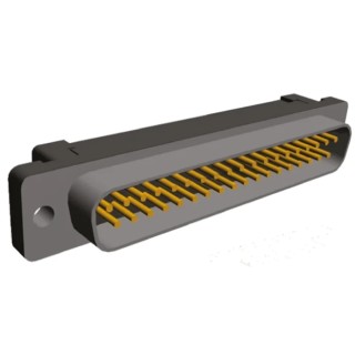 TE Connectivity Amplimite HDF-20 37 Way Right Angle 2.76 mm Pitch Cable D-Sub Connector Male 1658613-1