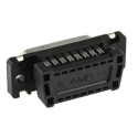 TE Connectivity Amplimite HDF-20 15 Way Right Angle 2.76 mm Pitch Cable D-Sub Connector Female 1658612-3