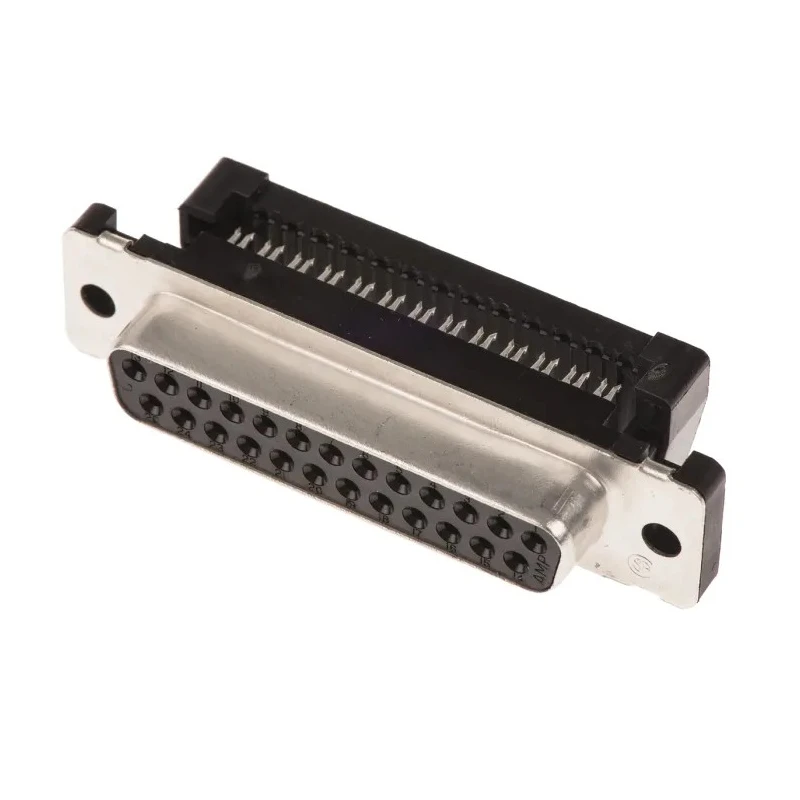TE Connectivity Amplimite HDF-20 25 Way Right Angle 2.77 mm Pitch Cable D-Sub Connector Female 1658612-2