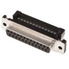 TE Connectivity Amplimite HDF-20 25 Way Right Angle 2.77 mm Pitch Cable D-Sub Connector Female 1658612-2