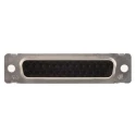 TE Connectivity Amplimite HDF-20 25 Way Right Angle 2.77 mm Pitch Cable D-Sub Connector Female 1658612-2