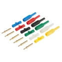 Staubli Male Banana Plug Gold Plating Brass Contact Polyamide Insulation DIN 42802-1 20979