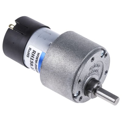 Micromotors Geared DC Geared Motor 12V dc 8W 210rpm 20 Ncm Torque Steel Shaft 6mm RH158-12-30