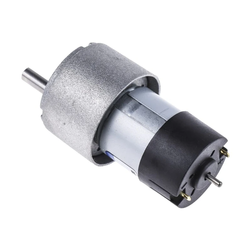 Micromotors Geared DC Geared Motor 12V dc 8W 210rpm 20 Ncm Torque Steel Shaft 6mm RH158-12-30