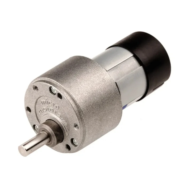 Micromotors Geared DC Motor 12V DC 8W Power 1 Nm Torque 21 RPM Speed 6mm Shaft RH158-12-250