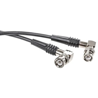 TE Connectivity BNC Series RG58 Coaxial Cable 1.5 m Length 50 Ω Characteristic Impedance Black Jacket 1337773-4
