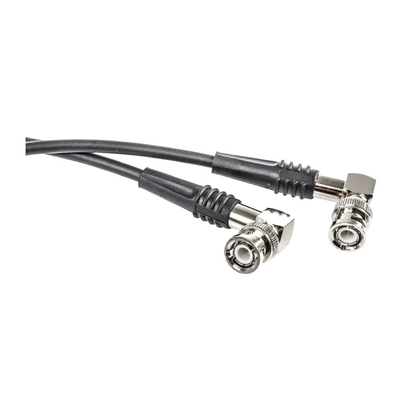 TE Connectivity BNC Series RG58 Coaxial Cable 1.5 m Length 50 Ω Characteristic Impedance Black Jacket 1337773-4