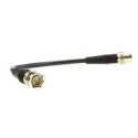 TE Connectivity BNC Series 250 mm RG59 Coaxial Cable 75 Ω Black Terminated RG59