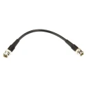 TE Connectivity BNC Series 250 mm RG59 Coaxial Cable 75 Ω Black Terminated RG59