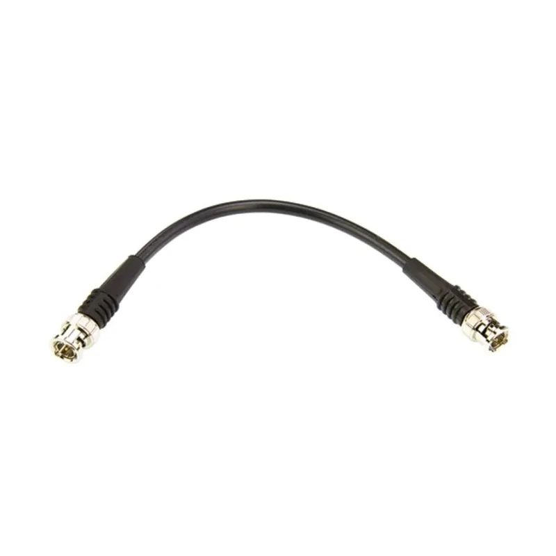 TE Connectivity BNC Series 250 mm RG59 Coaxial Cable 75 Ω Black Terminated RG59