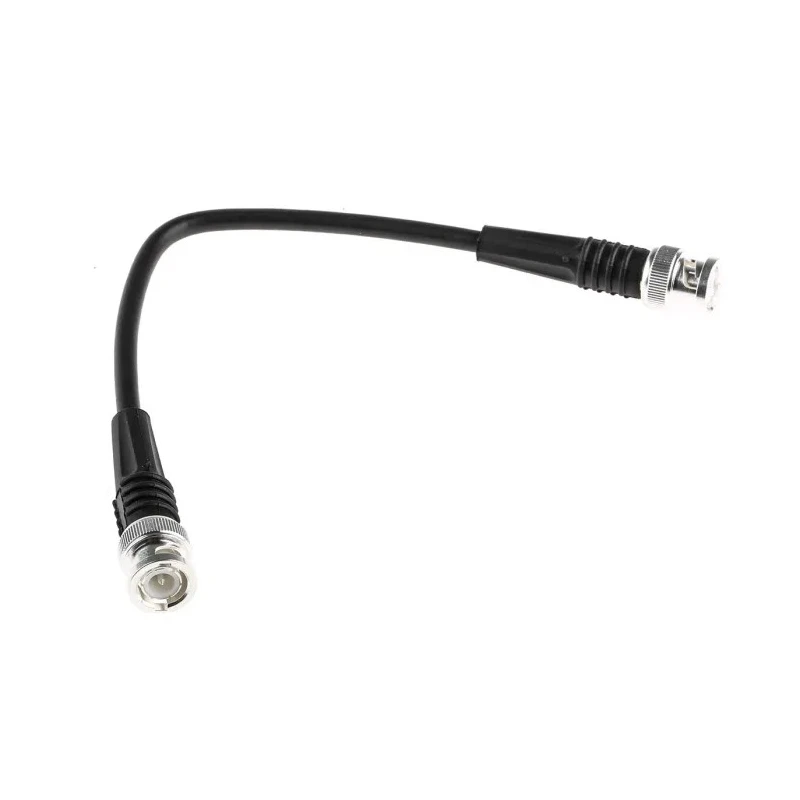 TE Connectivity 50 Ohm BNC RF Coaxial Cable Assembly 250 mm Length RG58 Coaxial Cable Black, Terminated RG58