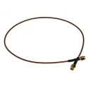 TE Connectivity SMA Series 500 mm RG316 Coaxial Cable 50 Ω Black Terminated RG316