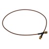TE Connectivity SMA Series 500 mm RG316 Coaxial Cable 50 Ω Black Terminated RG316